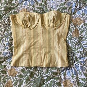 Gorgeous Danielle Bernstein corset crop top.